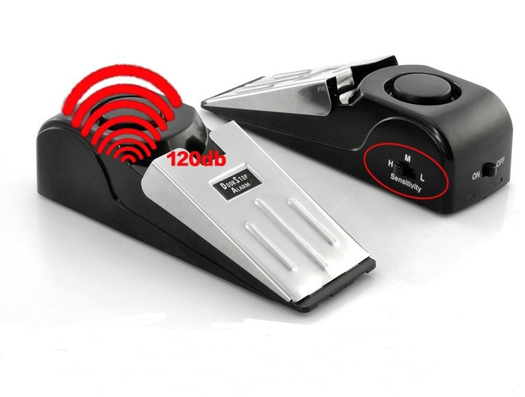 Door Stop Alarm - Heavy Duty Burglar Alarm & Door Stopper for Home Security, Dorm Safety, Anti-Theft, and Intrusion Prevention - Nook&Nuzzle