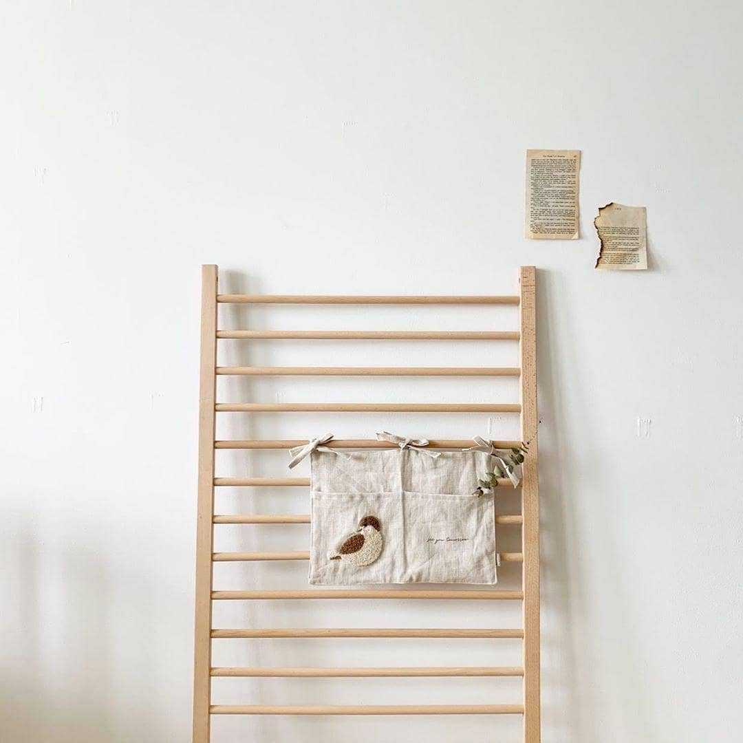 Multi-Purpose Hanging Storage Bag - Bedside Organizer with Pockets for Clothes, Books & Essentials - Nook&Nuzzle