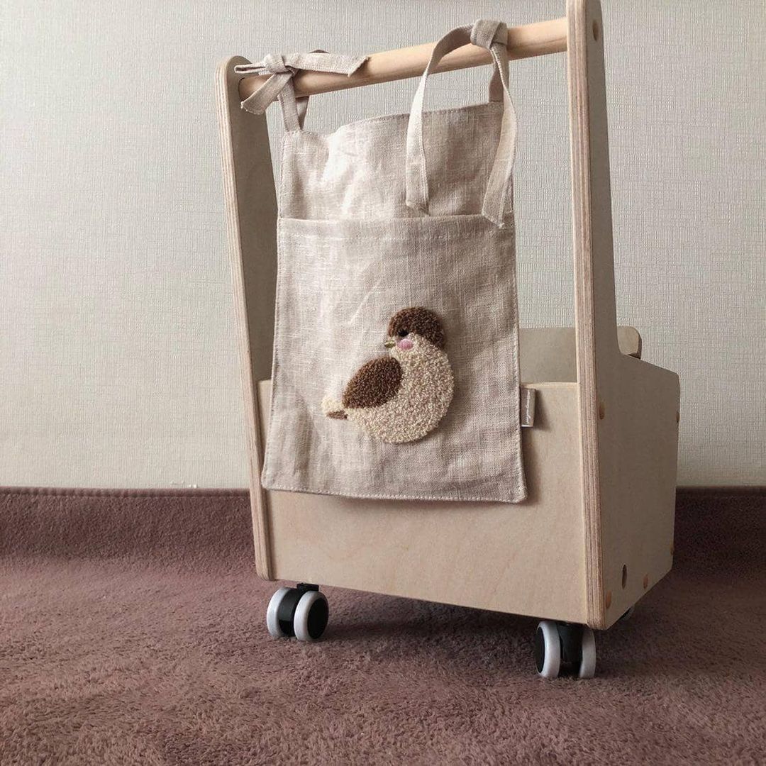 Multi-Purpose Hanging Storage Bag - Bedside Organizer with Pockets for Clothes, Books & Essentials - Nook&Nuzzle
