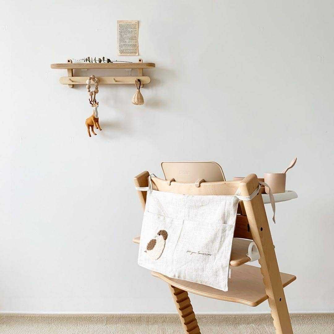 Multi-Purpose Hanging Storage Bag - Bedside Organizer with Pockets for Clothes, Books & Essentials - Nook&Nuzzle