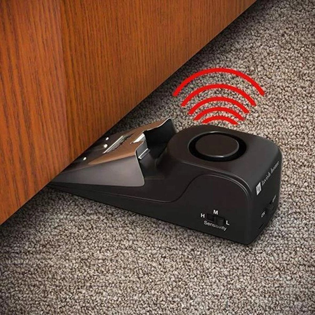 Door Stop Alarm - Heavy Duty Burglar Alarm & Door Stopper for Home Security, Dorm Safety, Anti-Theft, and Intrusion Prevention - Nook&Nuzzle