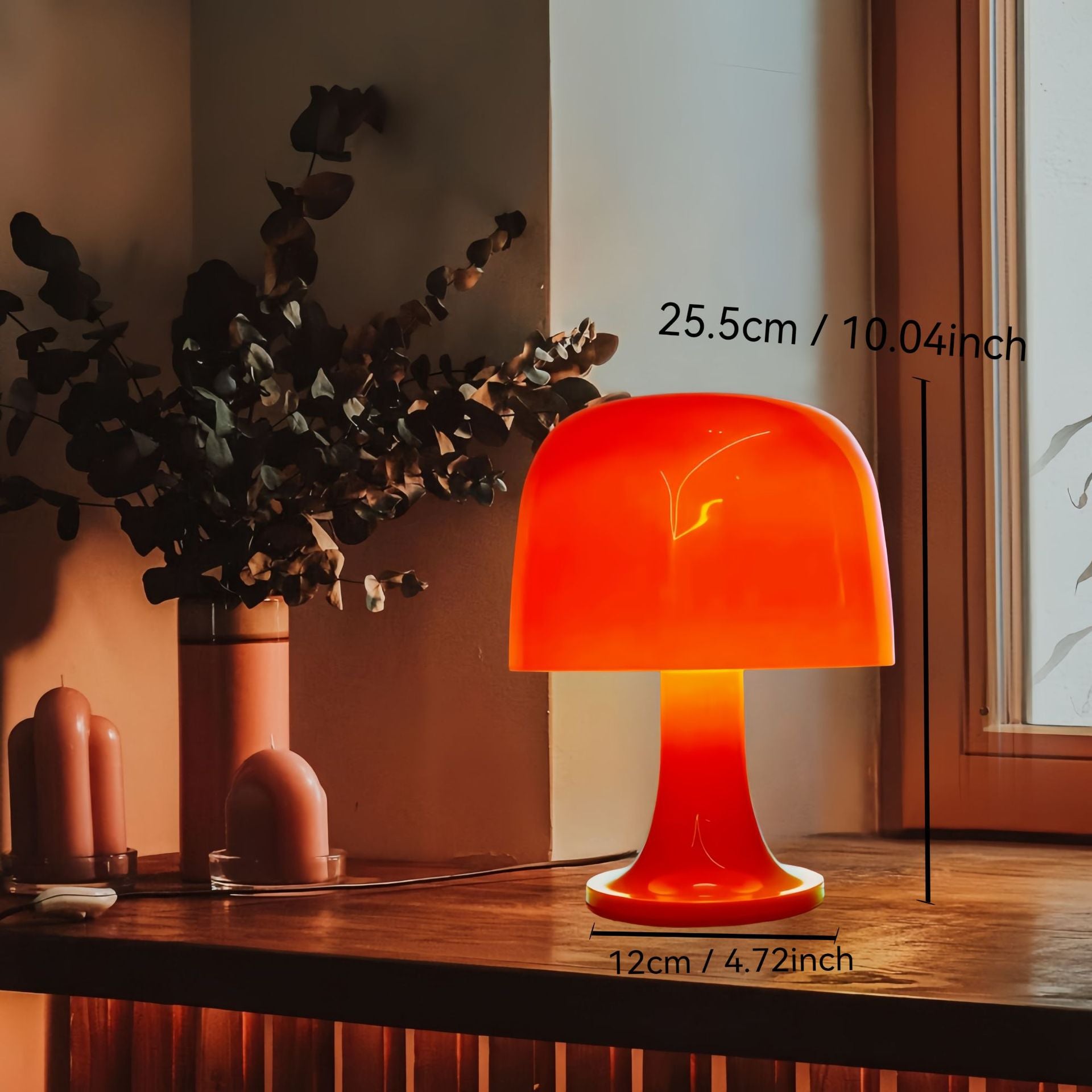 Nordic Mushroom Lamp | LED Bar Atmosphere Light for Bedroom, Desk & Home Decor